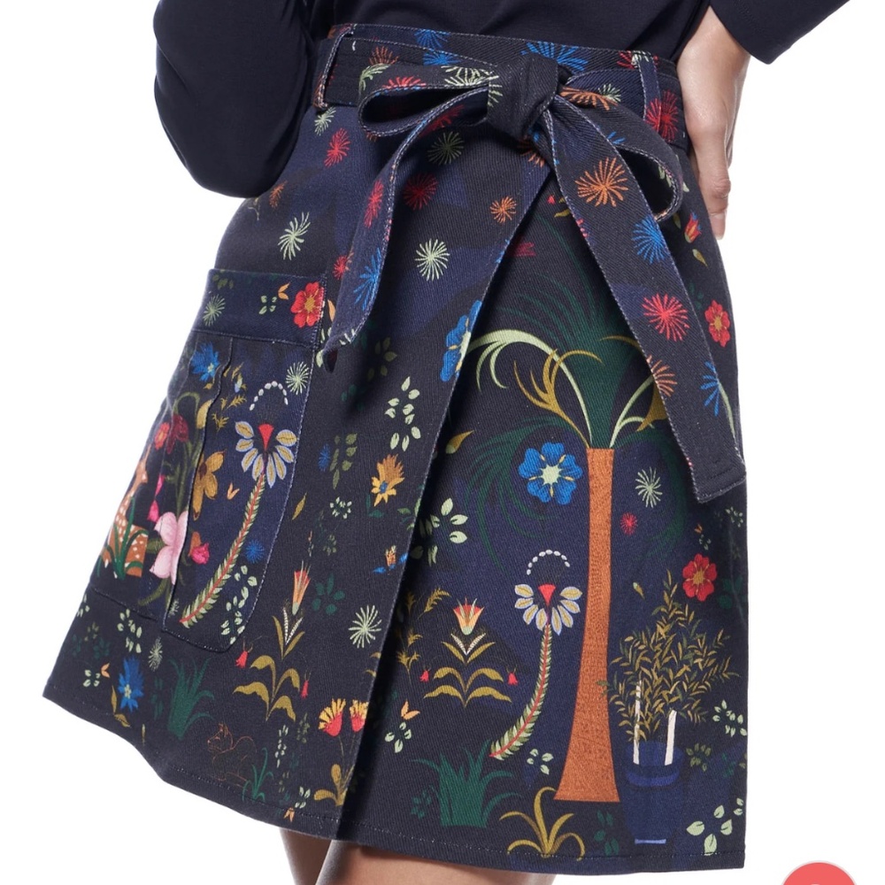 The Kit Palampore Cargo Skirt